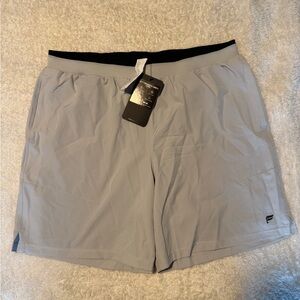 NEW with tags!!!🏷️ Fabletics Men's Light Gray Athletic Shorts